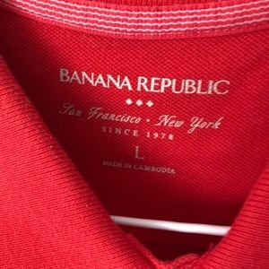 Banana Republic Shirts - EUC Banana Republic Pique Polo Banana Republic Shirts - EUC Banana Republic Pique Polo